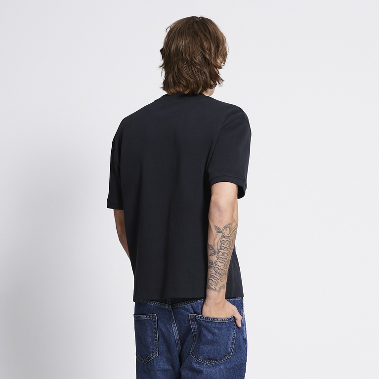 Boxy sweat tee "Gunnar" Black